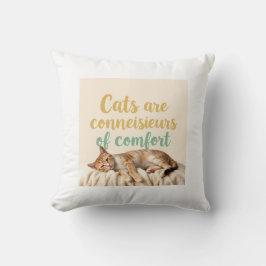 Whimsical Cat Funny Schattig Kussen
