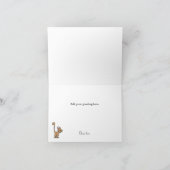 Whimsical Cat Hartelijk dank Bedankkaart (Binnen)