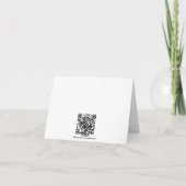 Whimsical Cat Hartelijk dank Bedankkaart (Achterkant)