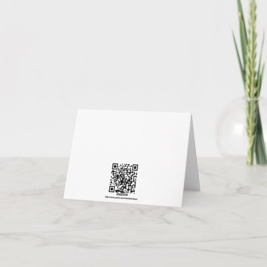 Whimsical Cat Hartelijk dank Bedankkaart (Achterkant)