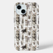 Whimsical Cat iPhone 15 Telefoonhoesje Case-Mate iPhone Case (Achterkant)