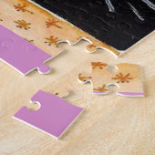 Whimsical Cat Jigzaag Puzzle Daisy Legpuzzel (Zijkant)