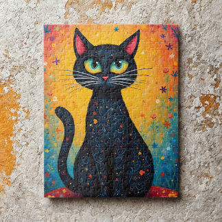 Whimsical Cat Legpuzzel