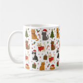 Whimsical Cat Lover's Cozy Christmas Mug Koffiemok (Links)