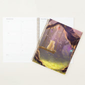 Whimsical Cat on a Swing Planner (Display)