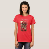 Whimsical Cat Poker Feest T-shirt (Voorkant volledig)