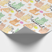 Whimsical Cat-thema inpakpapier - Perfect voor (Hoek)