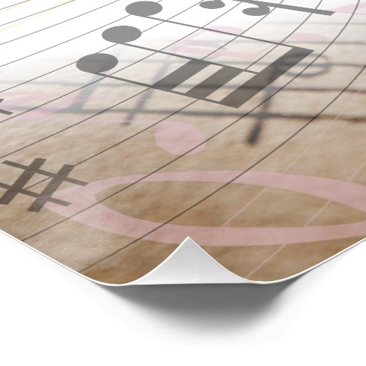 Whimsical Cat Violist Fantasy Art Poster (Hoek)