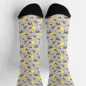 Whimsical Cat & Witch Pet Halloween Sokken (Top)