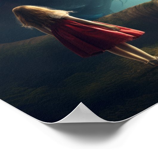 Whimsical Caterpillar en Alice in Wonderland Post Poster (Hoek)