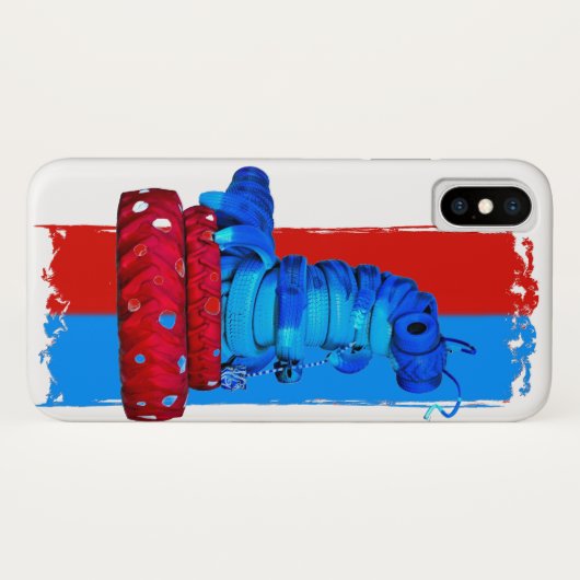 Whimsical Caterstrand iPhone Case (Achterkant (horizontaal))