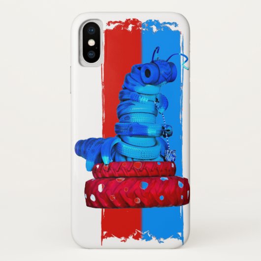 Whimsical Caterstrand iPhone Case (Achterkant)