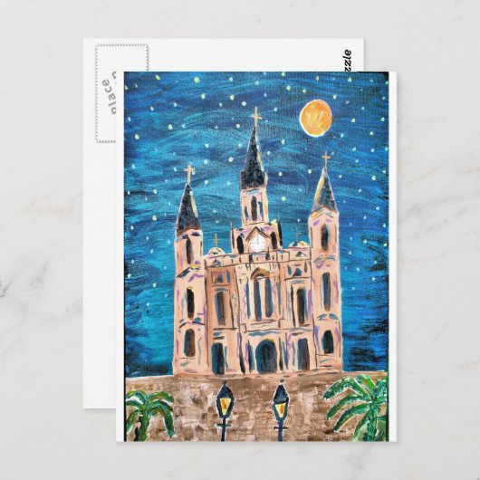 Whimsical Cathedraal Briefkaart (Voorkant / Achterkant)