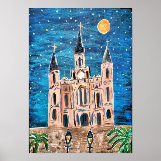 Whimsical Cathedraal Poster (Voorkant)