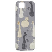 Whimsical Cats iPhone 5 Hoesje (Back/Rechts)