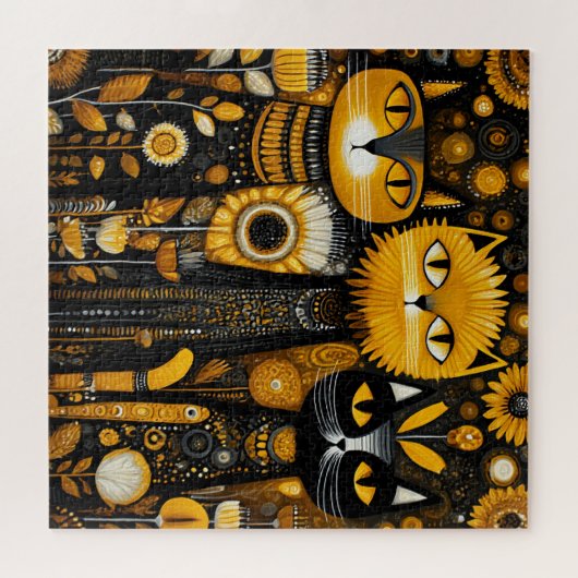 Whimsical Cats Legpuzzel (Horizontaal)