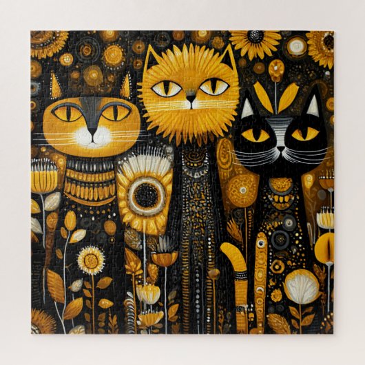 Whimsical Cats Legpuzzel (Verticaal)