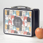 Whimsical Cats Metalen Lunchbox (In situ)