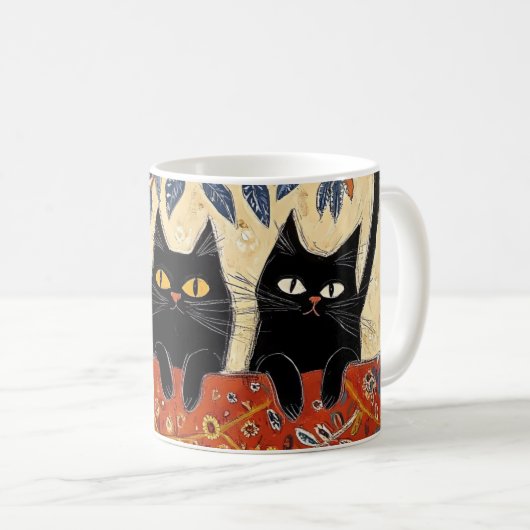 Whimsical Cats Mok (Voorkant rechts)