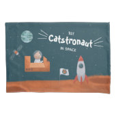 Whimsical Catstronaut in Space, Katten op Mars, Fu Kussensloop (Voorkant)