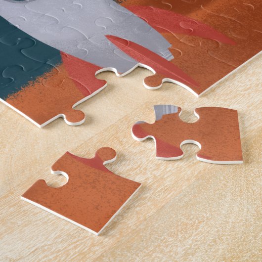 Whimsical Catstronaut in Space, Katten op Mars, Fu Legpuzzel (Zijkant)