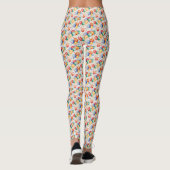 Whimsical Celebration Kleurrijk Ballonontwerp Leggings (Achterkant)