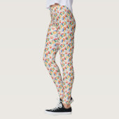 Whimsical Celebration Kleurrijk Ballonontwerp Leggings (Links)