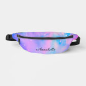 Whimsical Celestial Sky Girly Aangepaste Naam Heuptasje (Voorkant)