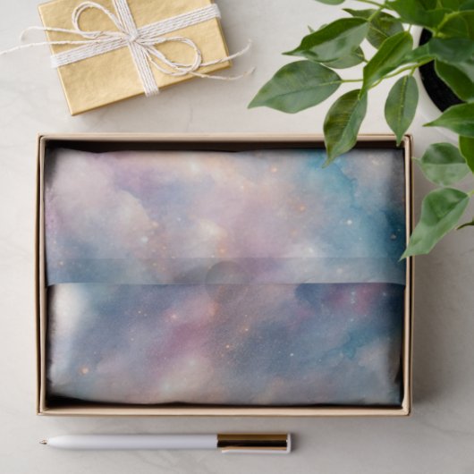 Whimsical Celestial Unicorn Decoupage  Tissuepapier (Geschenk)