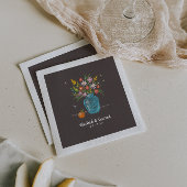 Whimsical Chalkboard Doodle Art | Bruiloft Servet