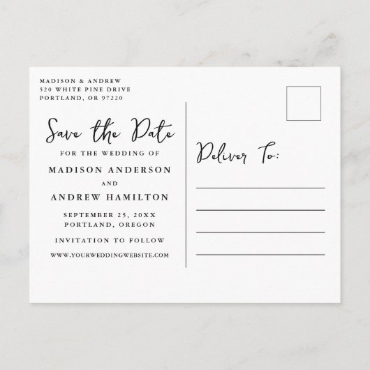 Whimsical Champagne Tower Bewaar de datum Aankondigingskaart (Achterkant)