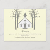 Whimsical Chapel Weddenschap Reception Enclosure C Informatiekaartje (Voorkant)