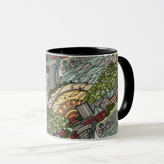 Whimsical Chattanooga Mok (Voorkant rechts)