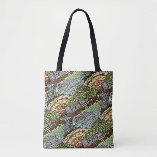 Whimsical Chattanooga Tote Bag (Voorkant)