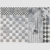 Whimsical Check Harlequin Toile Decoupage Paper Tissuepapier (Voorkant)