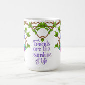 Whimsical Checkerboard Birdhouse Koffiemok (Center)