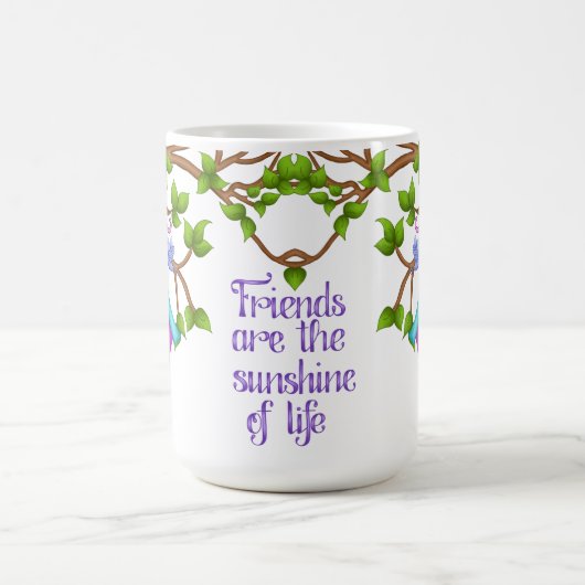 Whimsical Checkerboard Birdhouse Koffiemok (Center)