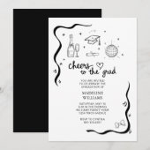 Whimsical Cheers to the Afstudeerder Afstuderen In Kaart (Voorkant / Achterkant)