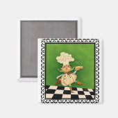 Whimsical Chef Magneet (Voorkant / Achterkant)