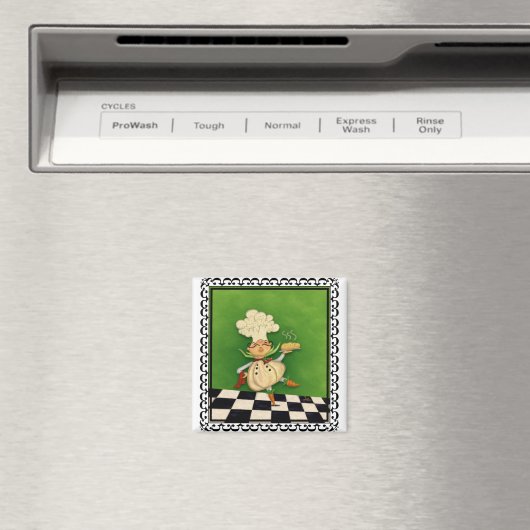 Whimsical Chef Magneet (Insitu (Vaatwasser))