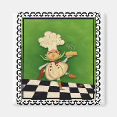 Whimsical Chef Magneet (Voorkant)