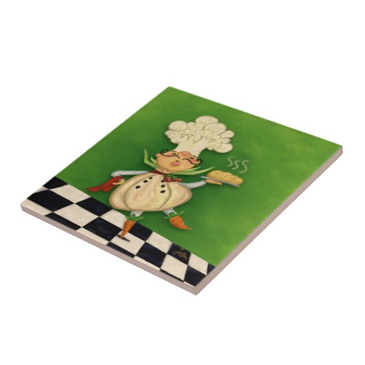 Whimsical Chef Tegeltje (Zijkant)
