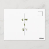 Whimsical Cherry bloesem met Sparkles Briefkaart (Achterkant)