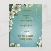 Whimsical Cherry bloesem met Sparkles Briefkaart (Voorkant)