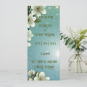 Whimsical Cherry bloesem met Sparkles Kaart (Staand voorkant)