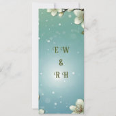 Whimsical Cherry bloesem met Sparkles Kaart (Achterkant)