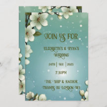 Whimsical Cherry bloesem met Sparkles