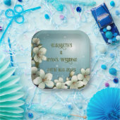 Whimsical Cherry bloesem met Sparkles Papieren Bordje (Feest)