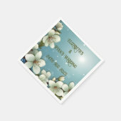 Whimsical Cherry bloesem met Sparkles Servet (Hoek)