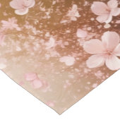 Whimsical Cherry Blossom Blizzard op Golden Korte Tafelloper (Hoek)